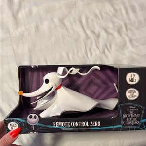 Disney White Remote Control Zero with Pumpkin Nose